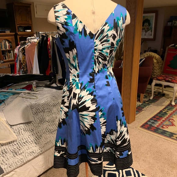 9West Dress Vibrant Blue/White/Black”final price” - Picture 3 of 8